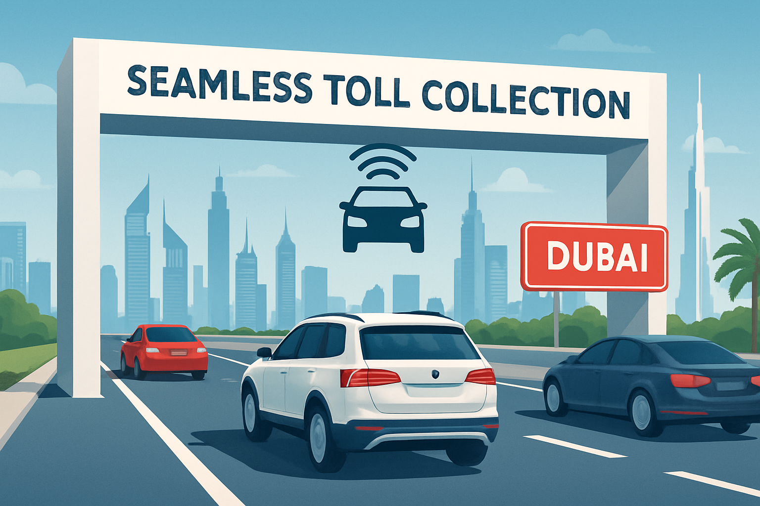 Seamless toll collection in Dubai